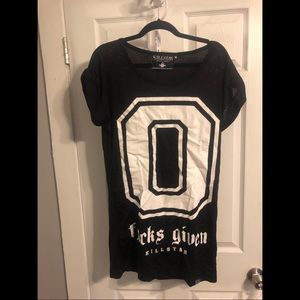 Killstar Zero Fucks Givens Tunic
